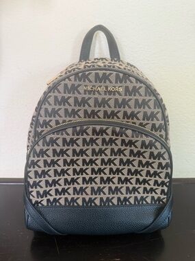 Michael Kors Black Logo Backpack